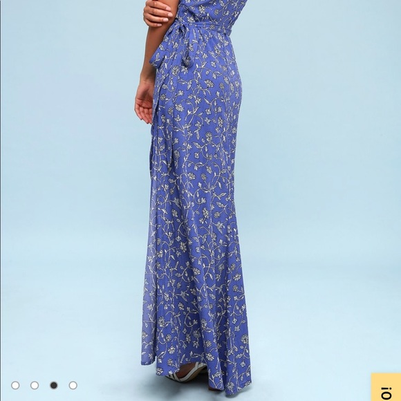 Lulu’s Summer Safari Wrap Maxi Dress - Picture 3 of 9